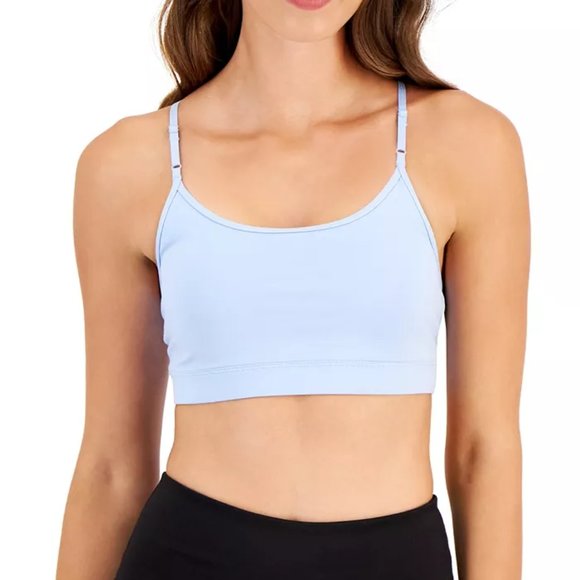 NWoT Ideology Womens Low Impact Printed Sports Bra Blue Plus Size 2X $40 A512 - Picture 1 of 1